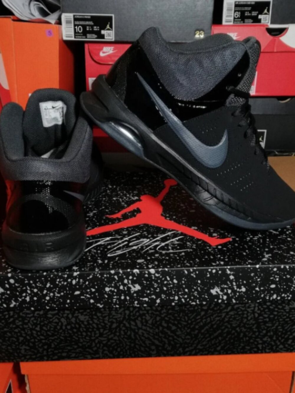 NIKE AIR MAX VISION SUEDE-PATENT MEN SZ 8.5 GREAT